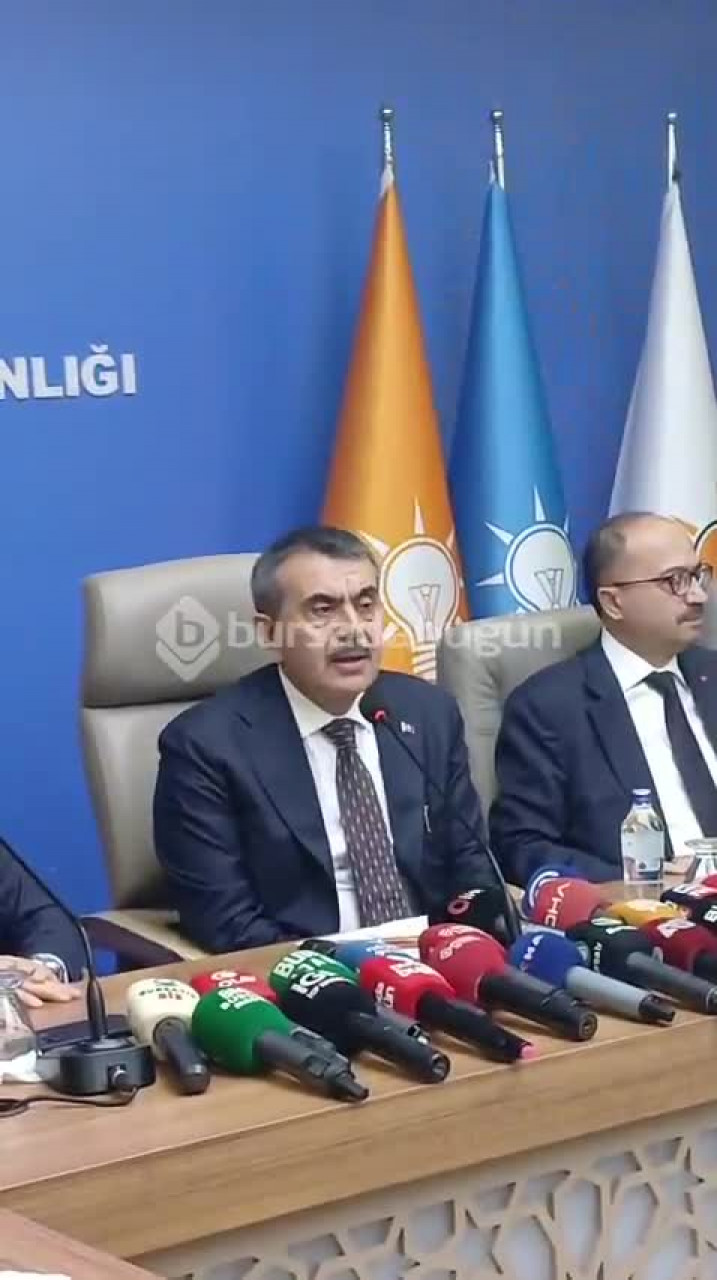 Bakan Tekin Bursa'da! "Türkiye Yüzyılı Maarif Modeli"nin özü budur"