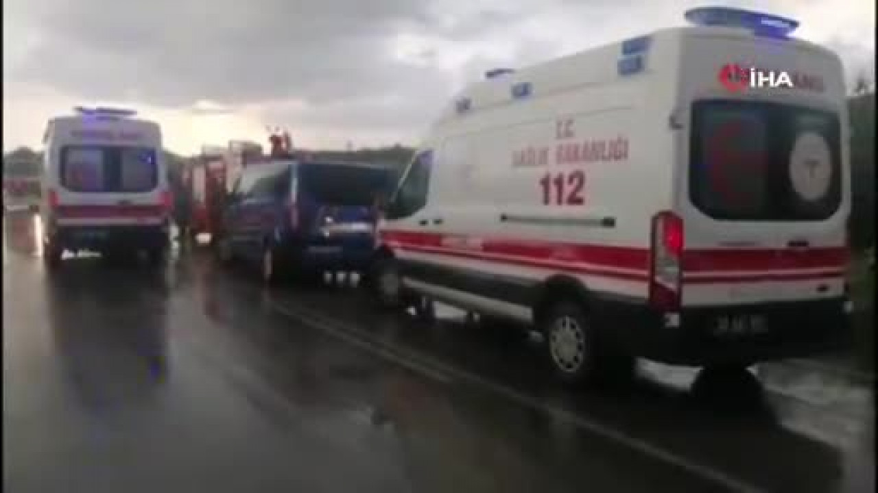 Katliam gibi kaza! Çok sayıda ölü ve yaralı var