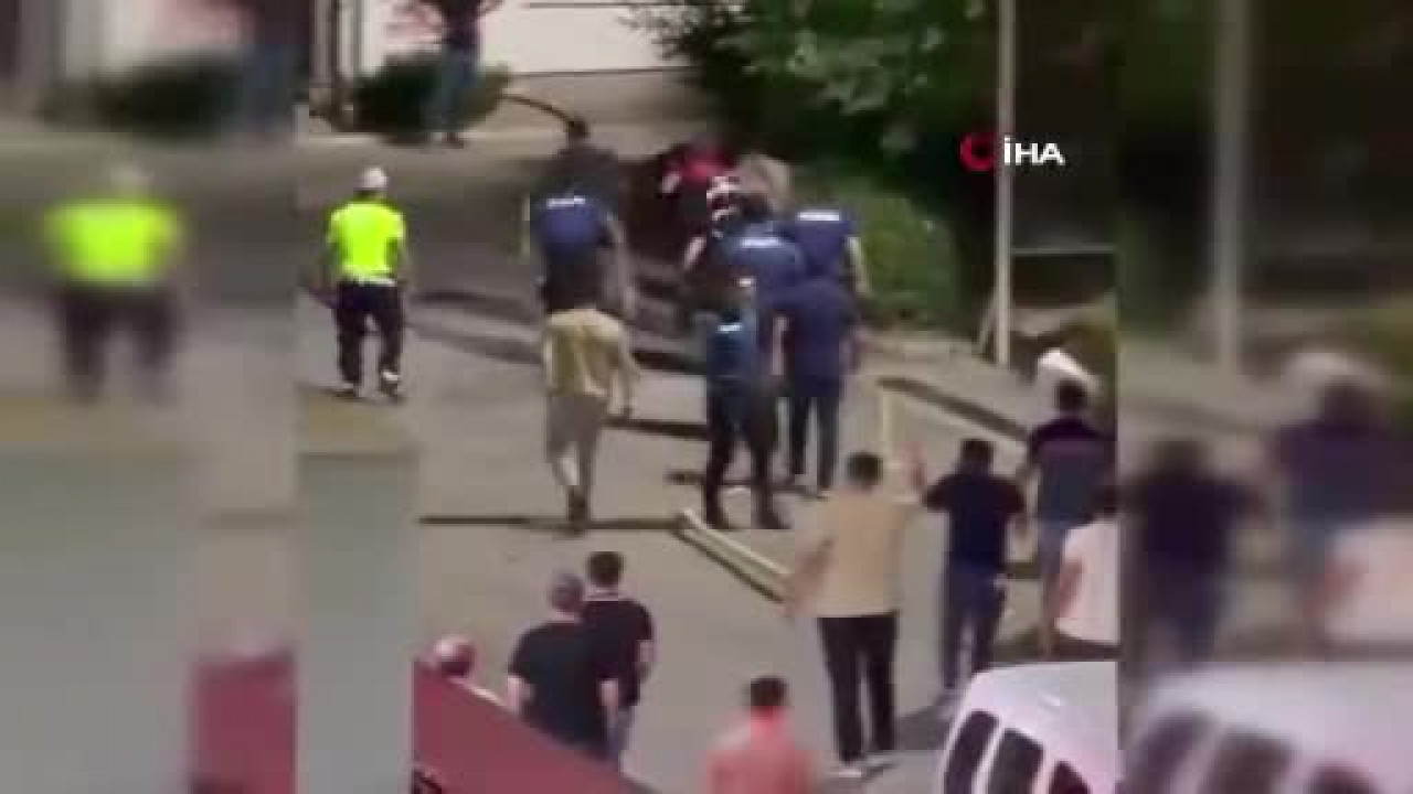 Kavga eden şahısların yakınları hastanede birbirlerine girdiler!