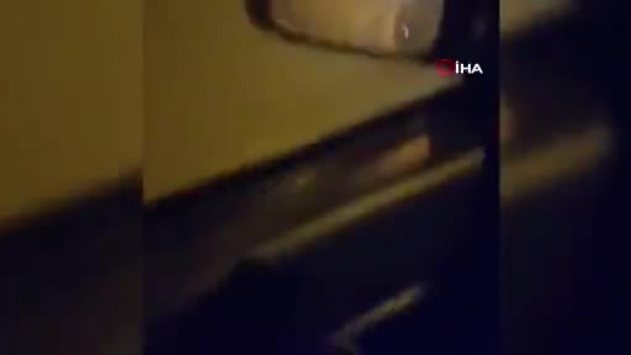 Bir anda yola çıktı... Sonrası tam bir kaos! O anlar kamerada