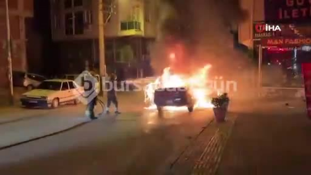 Bursa'da gece yarısı yaşanan olay herkesi korkuttu!