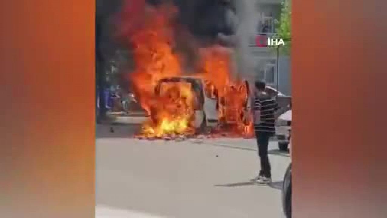 Bursa'da en son yanması gereken araç yandı!