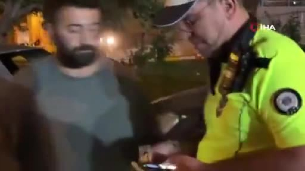 Bursa'da alkollü çıkmayınca sevinçten havalara uçtu!