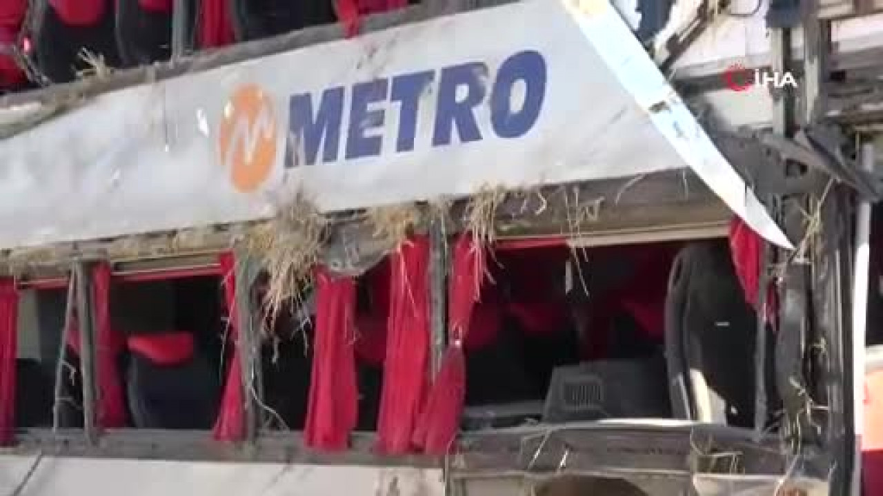 2- Bir ilimizde feci otobüs kazası! Çok sayıda yaralı var...