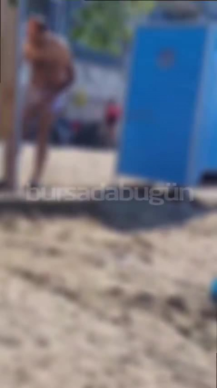 Bursa'nın gözde sahilinde rahatsız eden görüntü!