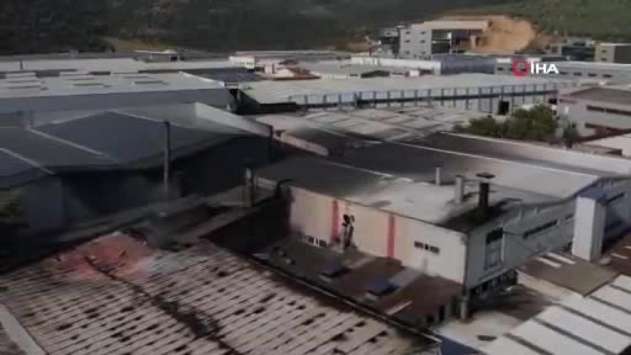 Bursa'nın sanayi üretiminin önemli merkezinde yangın!