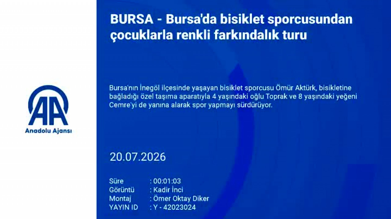Bursa'da örnek spor tutkusu: Oğlu ve yeğeniyle yollara çıkıyor