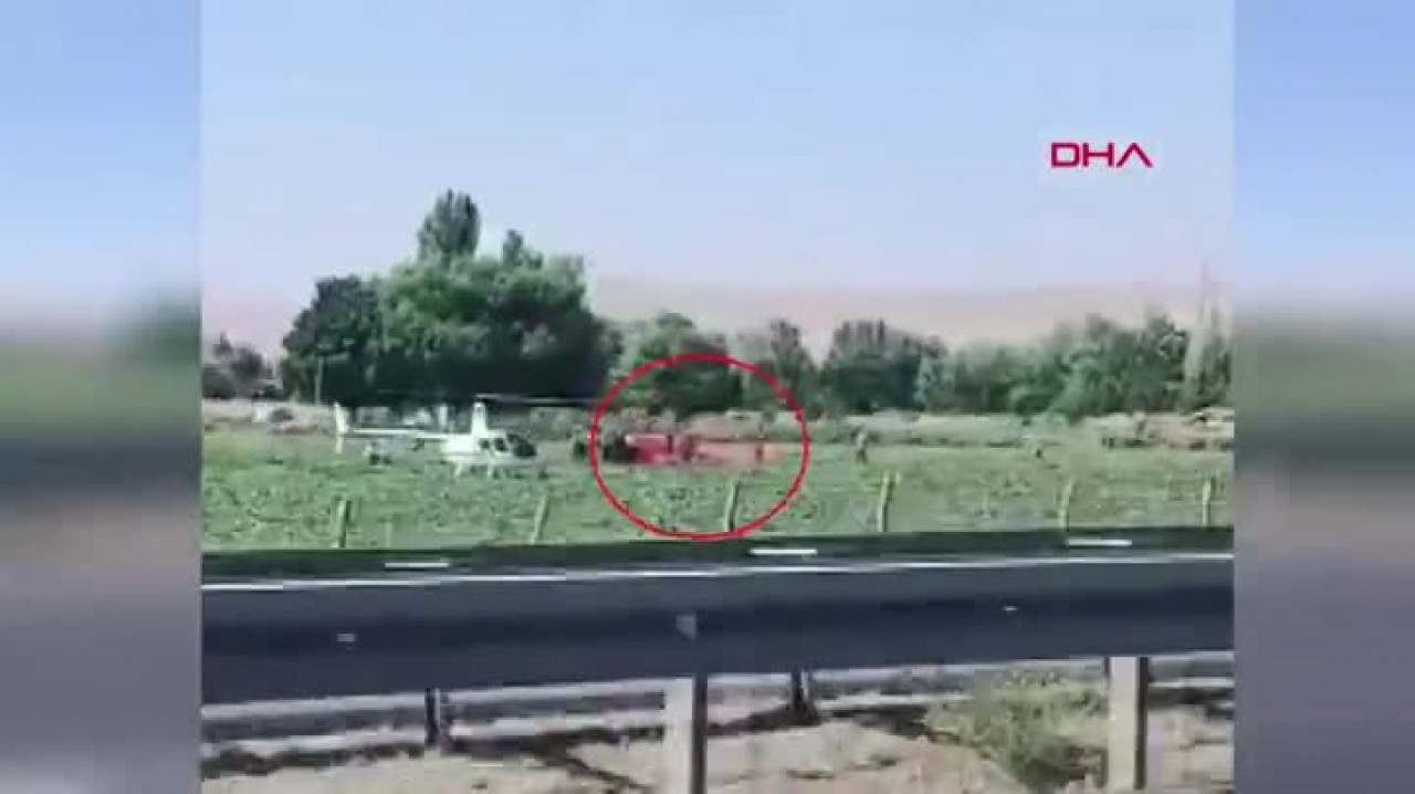 Ankara'da eğitim helikopteri düştü: Yaralılar var