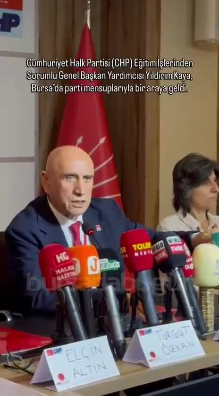 CHP Genel Başkan Yardımcısı Kaya Bursa'dan seslendi: Parti Okulu'nu yeniden ayağa kaldırdık