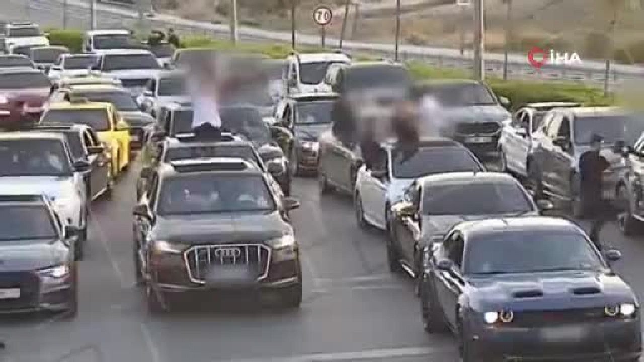 Düğün konvoyuyla yolu kapatmanın bedeli ağır oldu