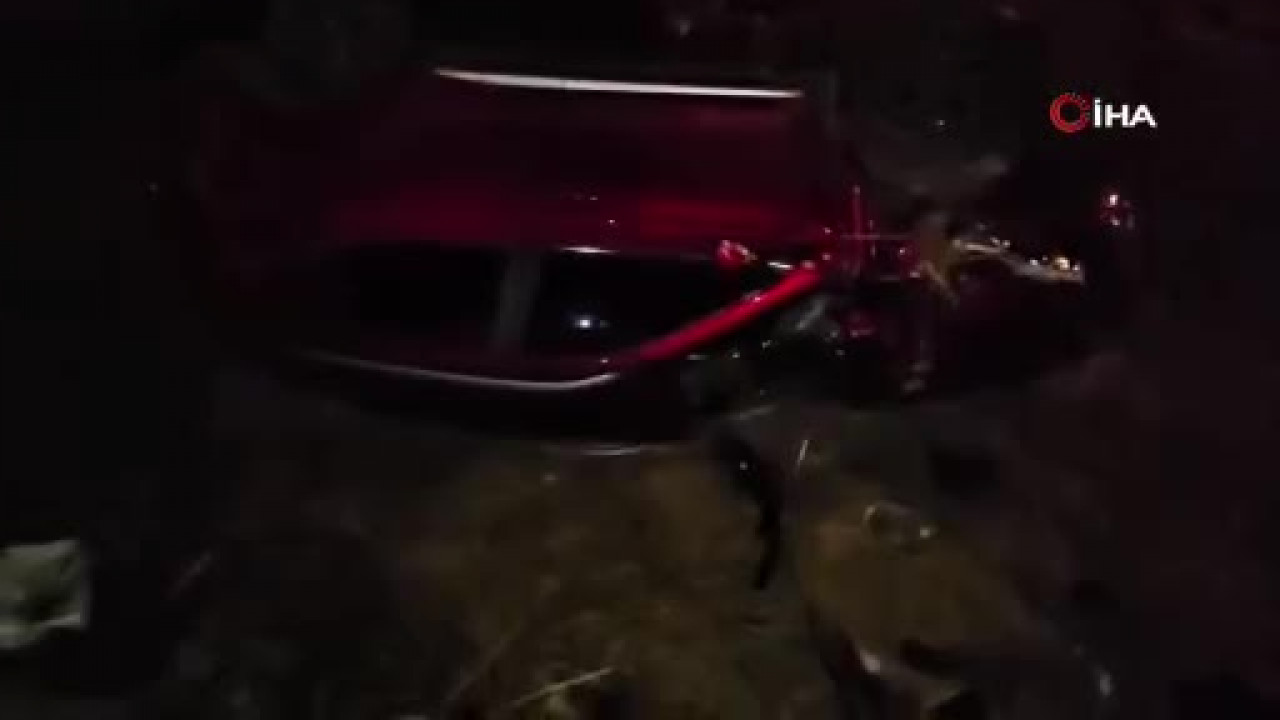 Bursa'da hurdaya dönen araçtan sağ kurtuldu! Sözleri dikkat çekti