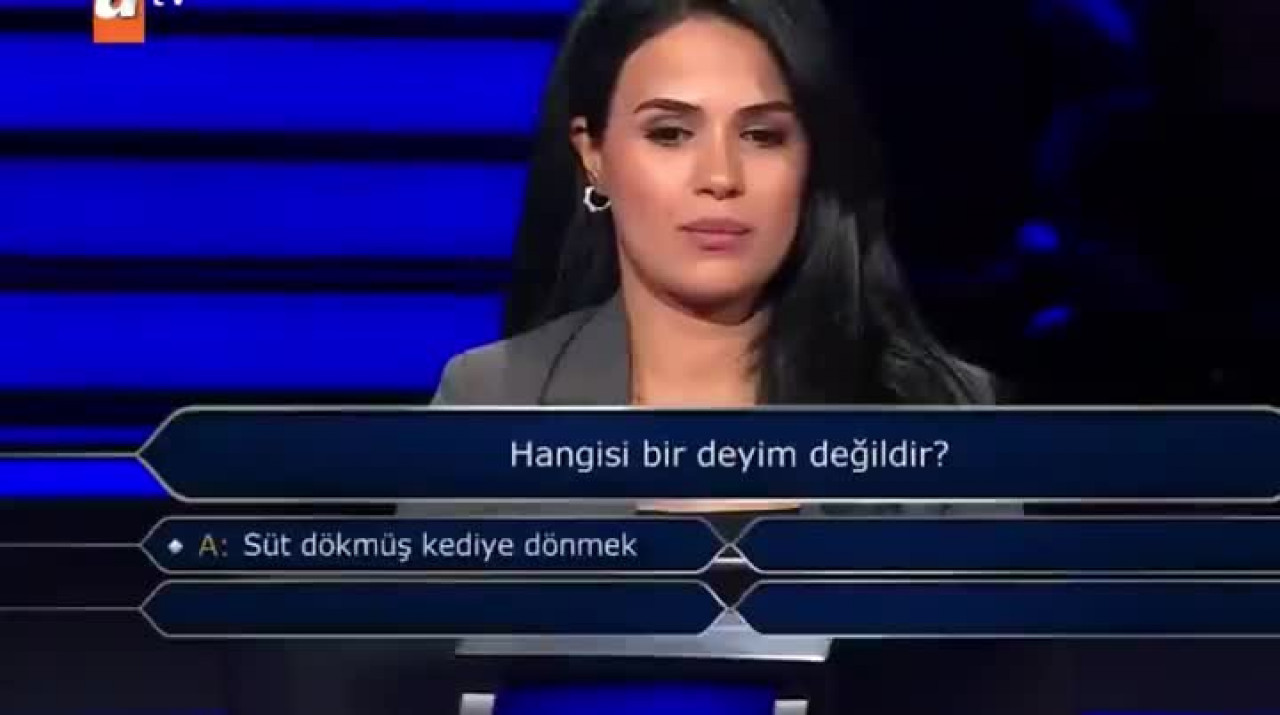 Milyoner'de ekran başındakileri ters köşe yapan soru