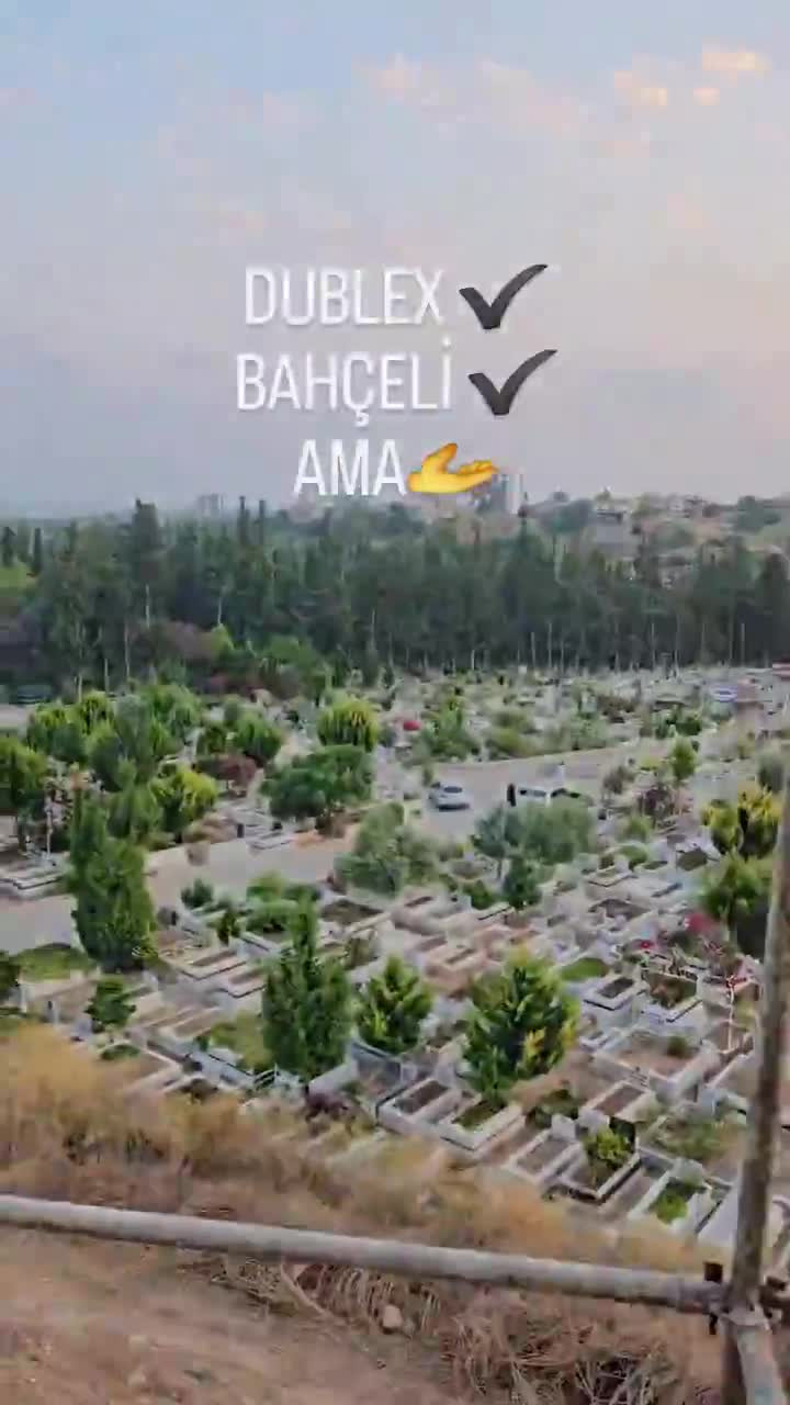 Dubleks ev hayali gerçek oldu ama manzara hayatın gerçeğini hatırlattı!