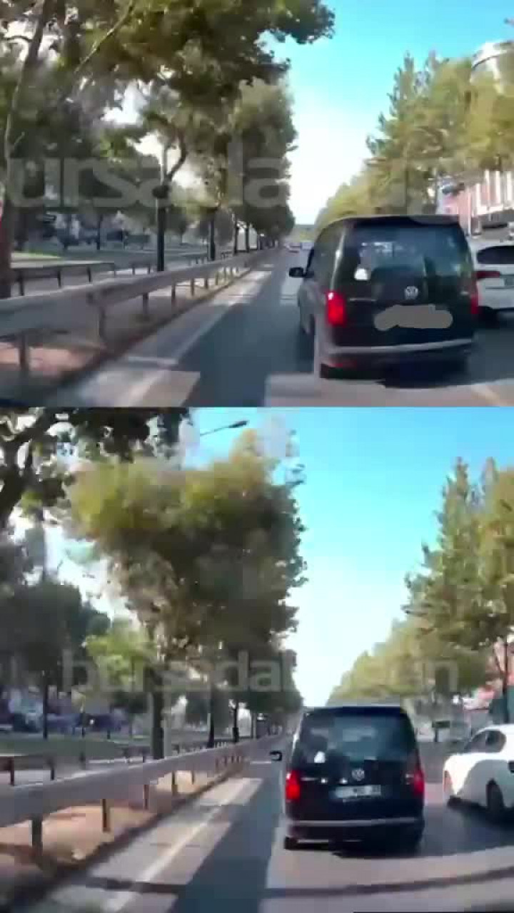 Bursa'da tehlikeli sürüş cezayla sonuçlandı!