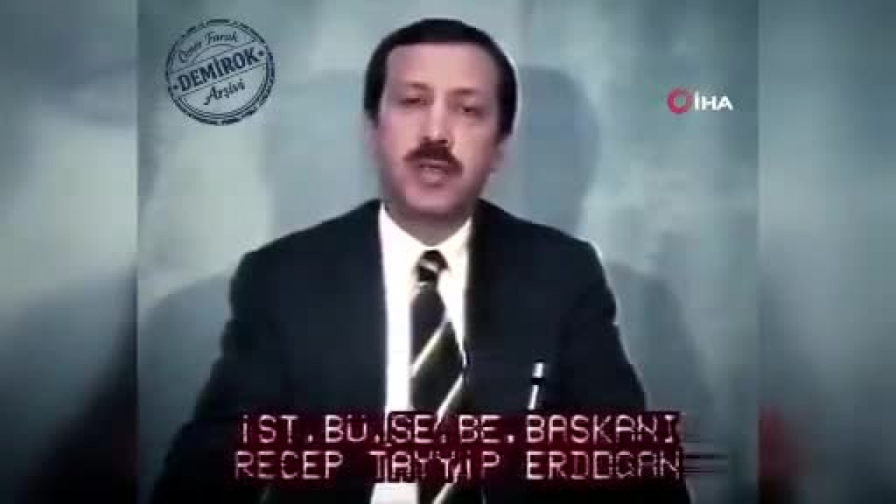 32 yıl sonra ortaya çıktı! Bursa'daki arşivden Erdoğan'ın tarihi konuşması çıktı