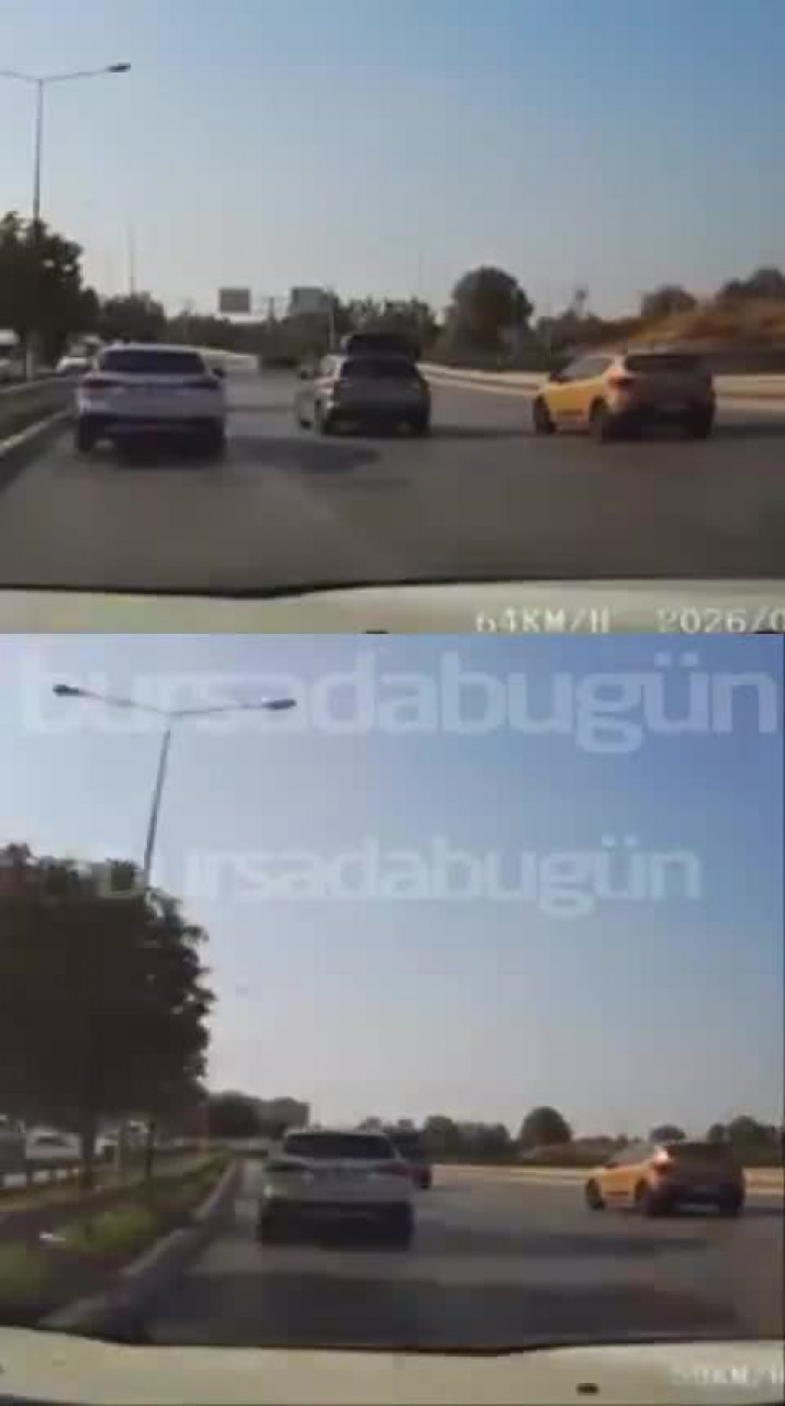 Bursa'da sürücülerin korkulu rüyası yol: Bir anda şerit değiştiriyorlar
