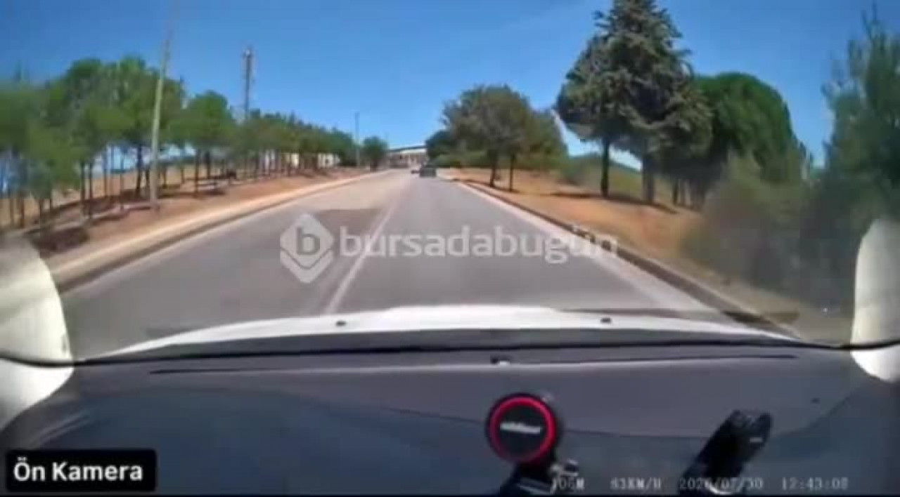 Bursa'da kazaya ramak kala! Hem kurallara uymadı, hem tehditler savurdu...