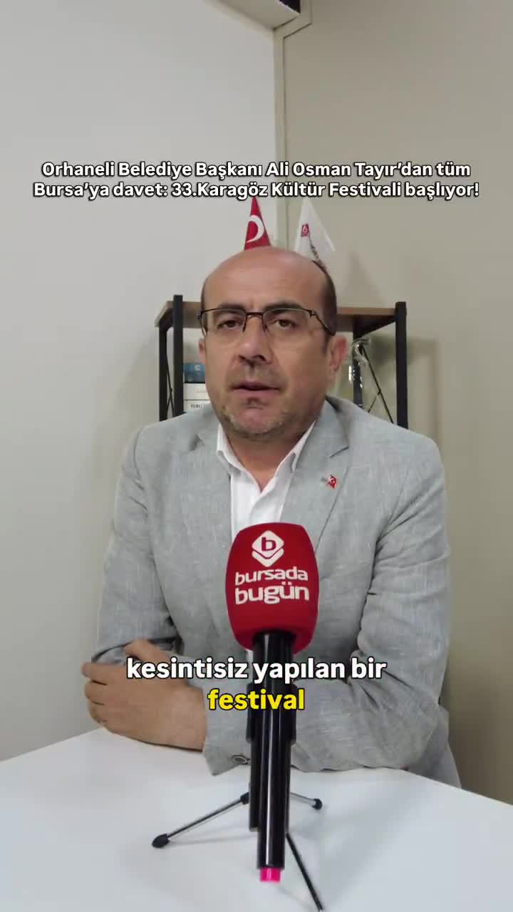 Başkan Tayır duyurdu: Bursa'da festival heyecanı başlıyor