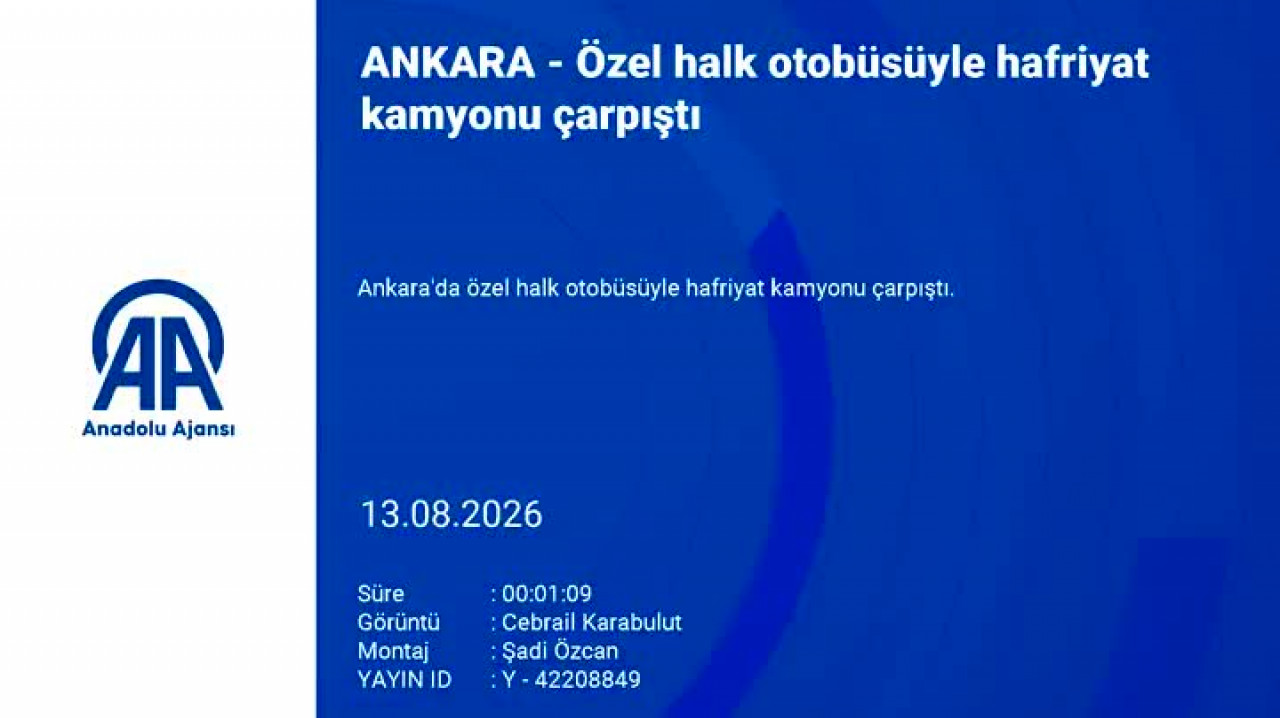 Ankara'da özel halk otobüsü ile hafriyat kamyonu çarpıştı: Ölü ve yaralılar var...