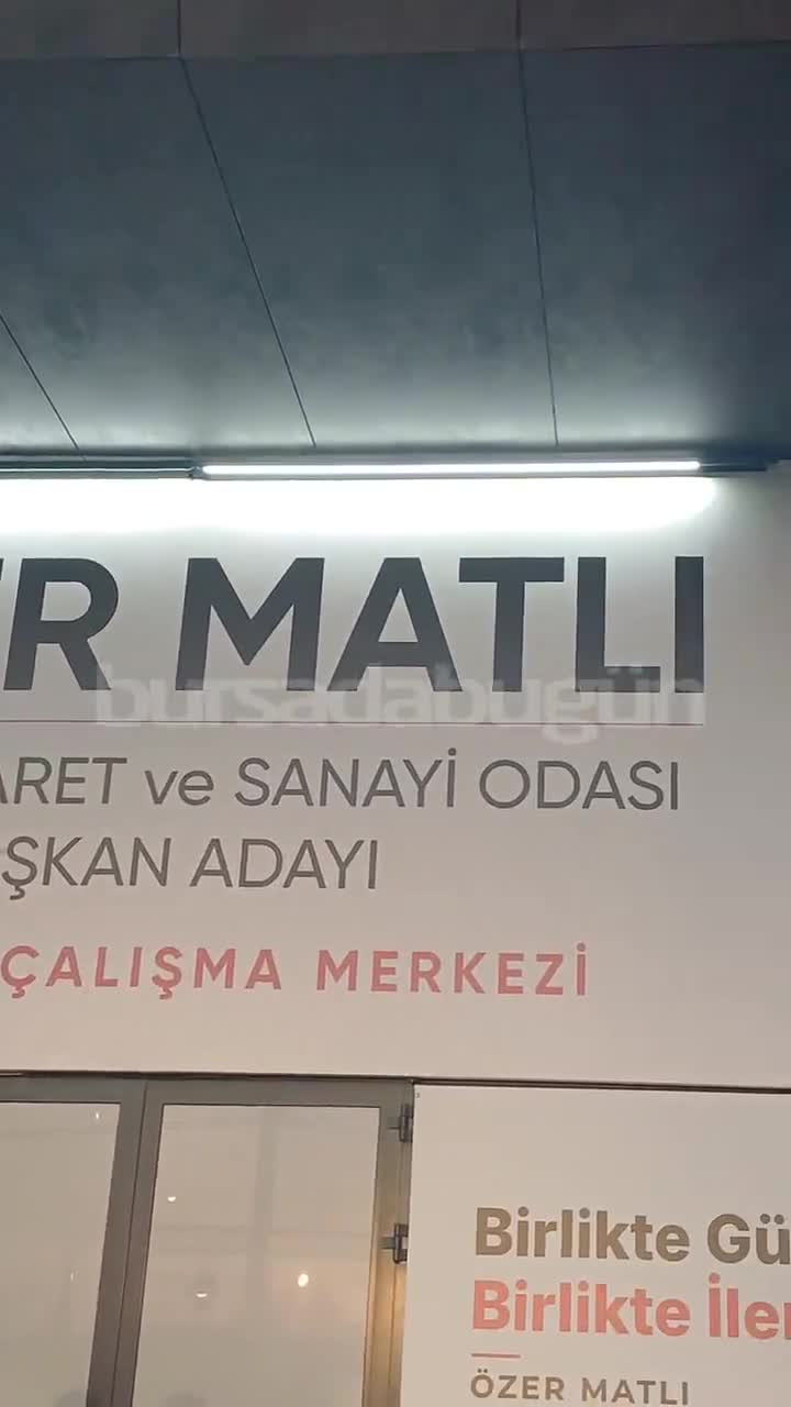 BTSO Başkan Adayı Özer Matlı'nın Birlikte Çalışma Merkezi açıldı