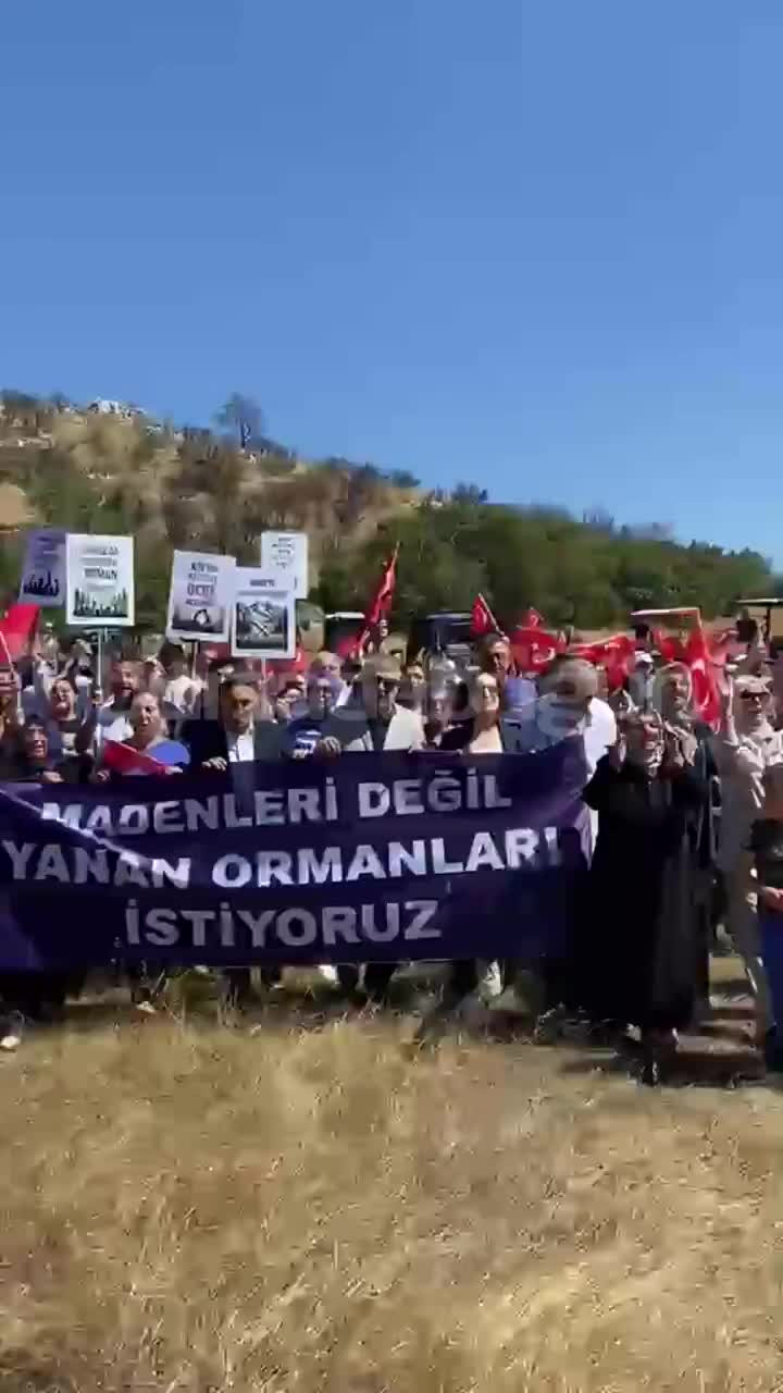 Bursa'da maden çalışmalarına tepki! Mahalleli alana indi
