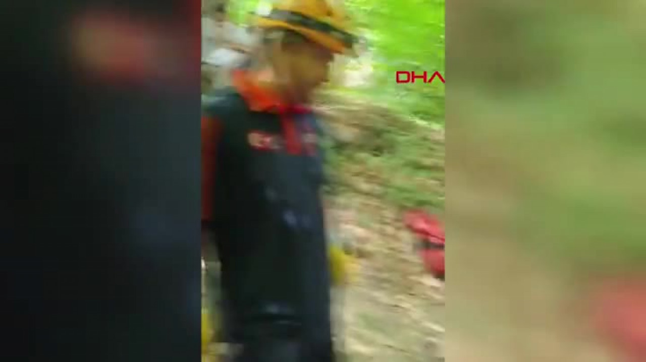 Bursa'da ormanda yürüyüş kabusa döndü! Kayalıklardan dere yatağına düştü