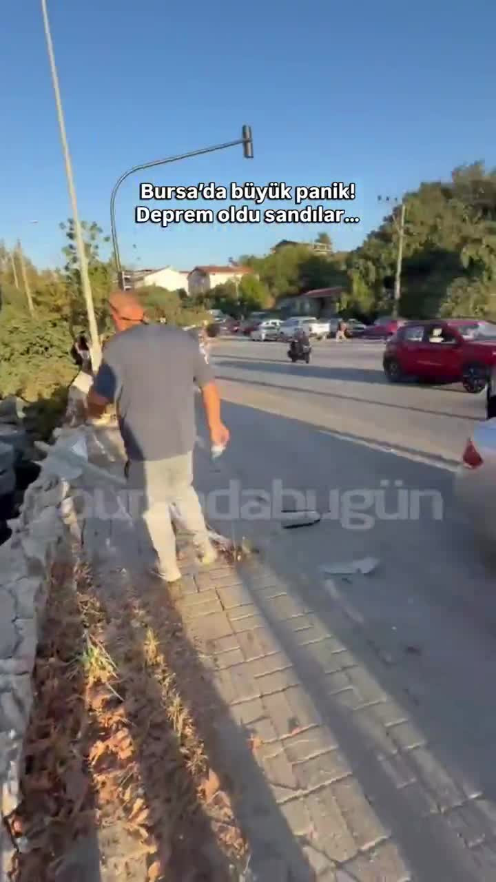 Bursa'da büyük panik! Deprem sandılar, bahçede kamyonu görünce şok oldular