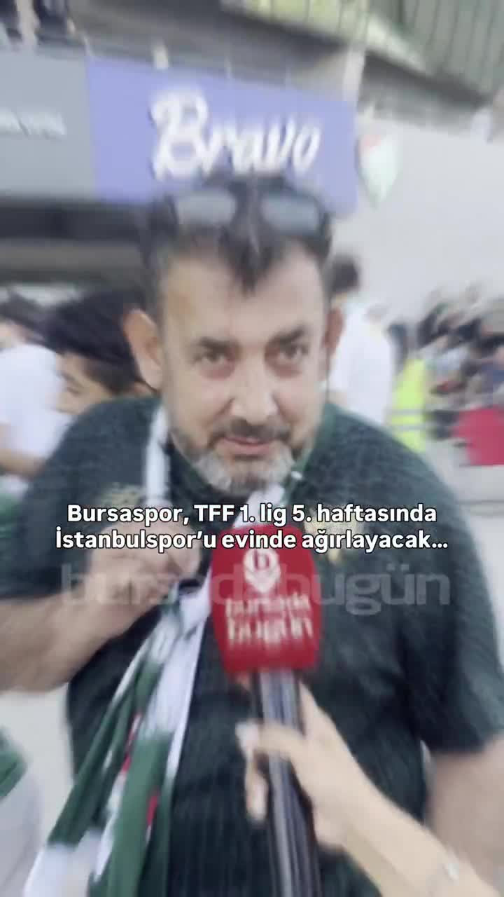 Bursaspor taraftarı 3 puan bekliyor!