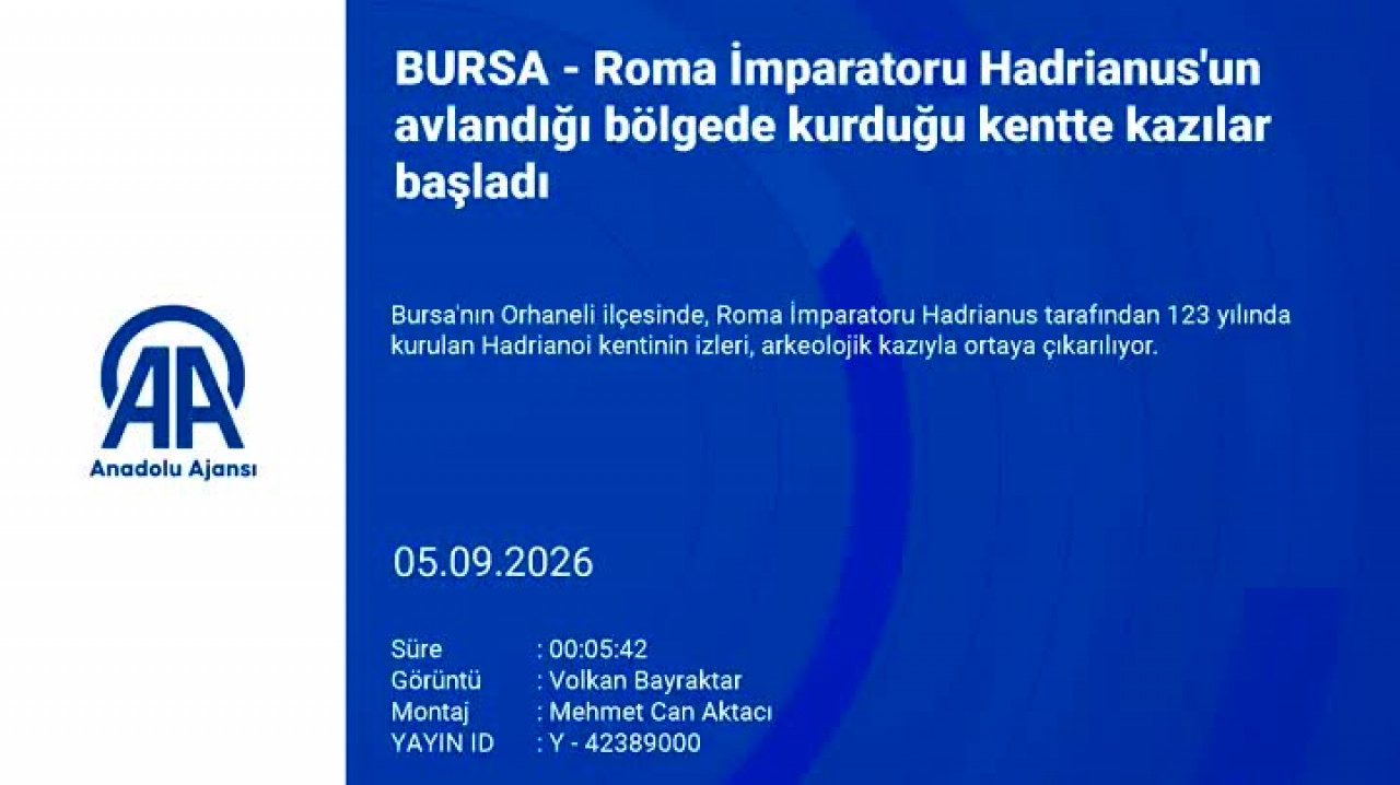 Bursa'da 1900 yıllık Roma kentinin izleri aranıyor! Kazılarda anıtsal yapı ortaya çıktı...