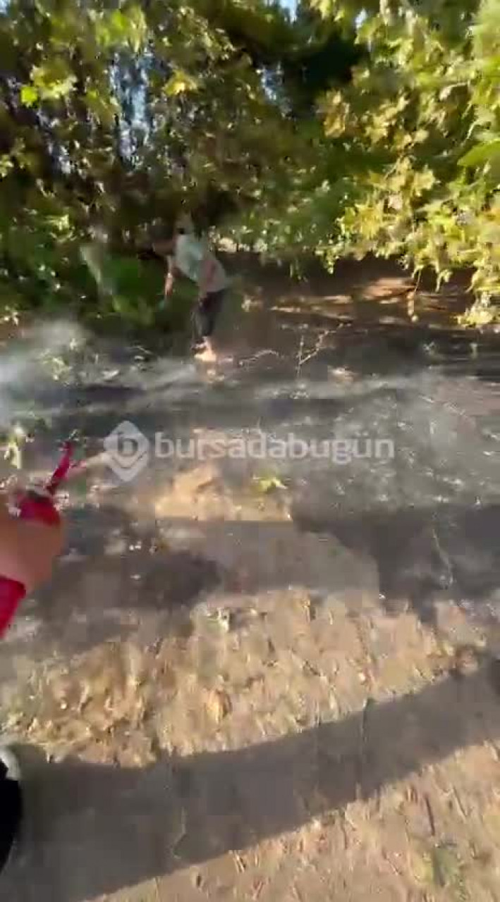 Bursa'da yangın paniği! Vatandaşlar müdahale etti