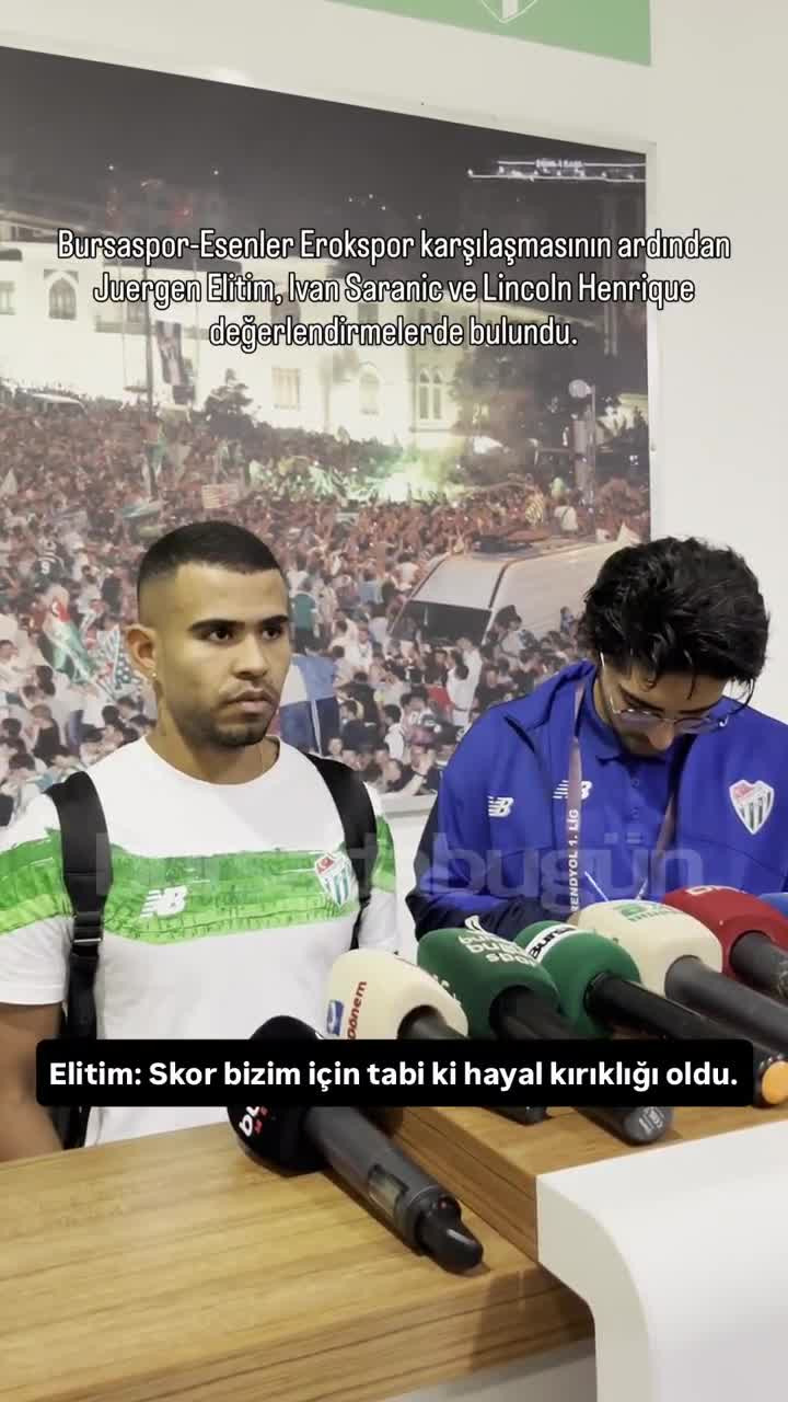 Bursasporlu futbolcular maçı değerlendirdi: 'Memnun değiliz'