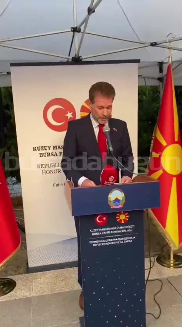 Kuzey Makedonya'nın 35. bağımsızlık yıl dönümü Bursa'da kutlandı
