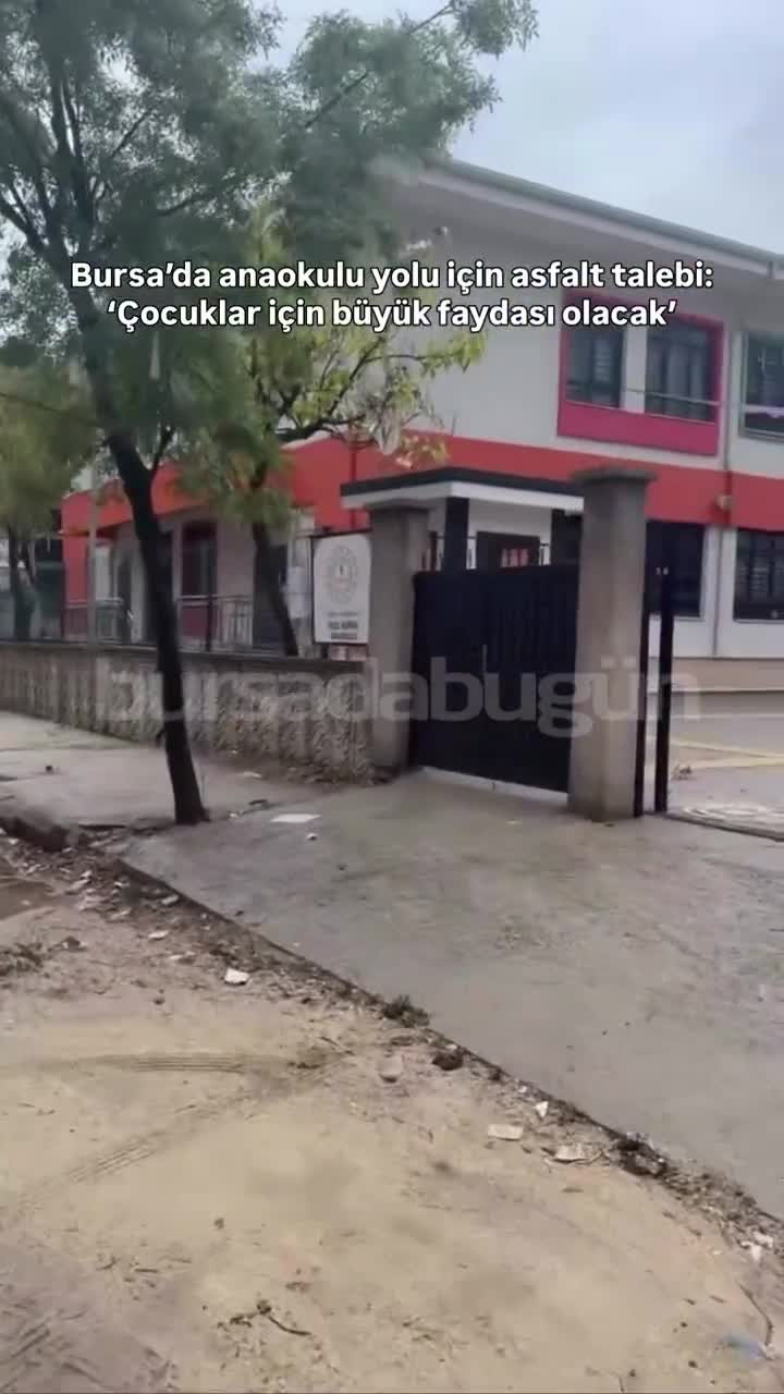 Bursa'da çocuklar için asfalt talebi! "Büyük faydası olacak"