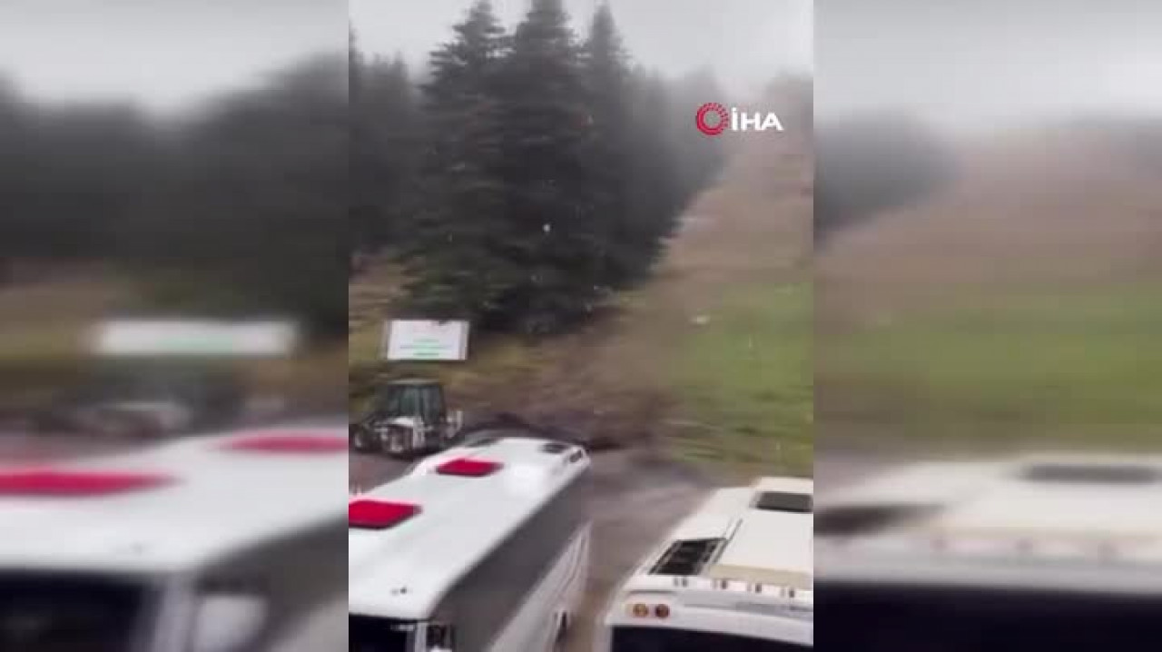 Uludağ'a sezonun ilk karı düştü!