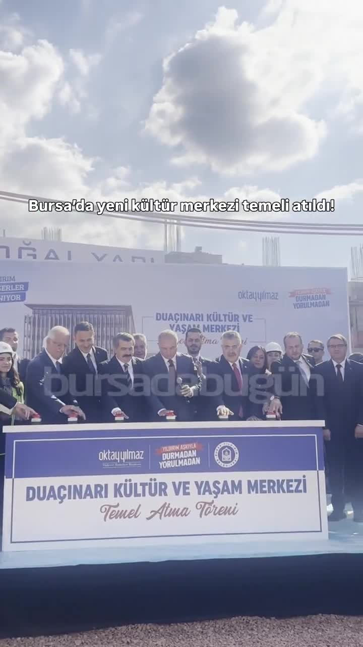Bursa'da 2 milyar TL'lik dev yatırım için ilk harç koyuldu: 'Ne yapsak az...'