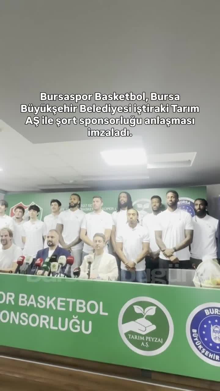 Bursaspor Basketbol'un şort sponsoru belli oldu!