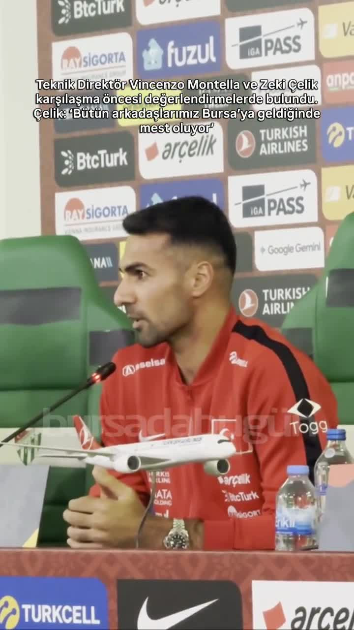 Bursa'da milli maç için geri sayım! Montella ve Zeki Çelik'ten mesajlar...