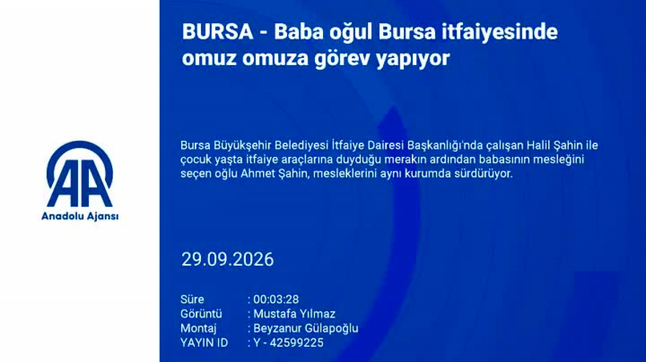 Alevlerin üstüne birlikte yürüyorlar! Bursa'yı gururlandıran baba-oğul mesaisi