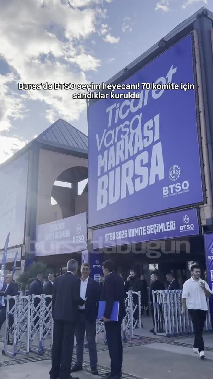 Bursa'da BTSO seçim heyecanı! 70 komite için sandıklar kuruldu