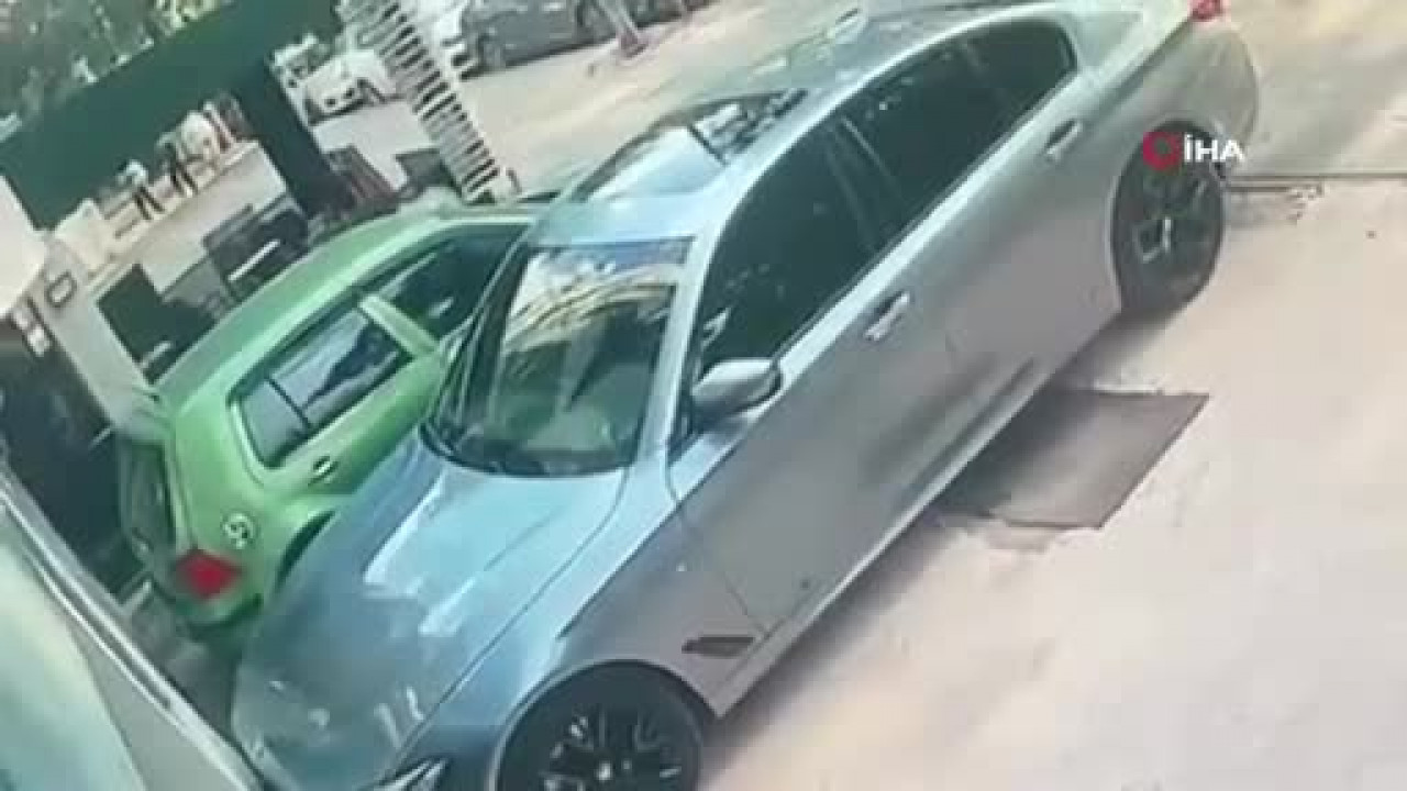 6. kattan otomobilin üzerine düştü! Sağlık durumu ağır