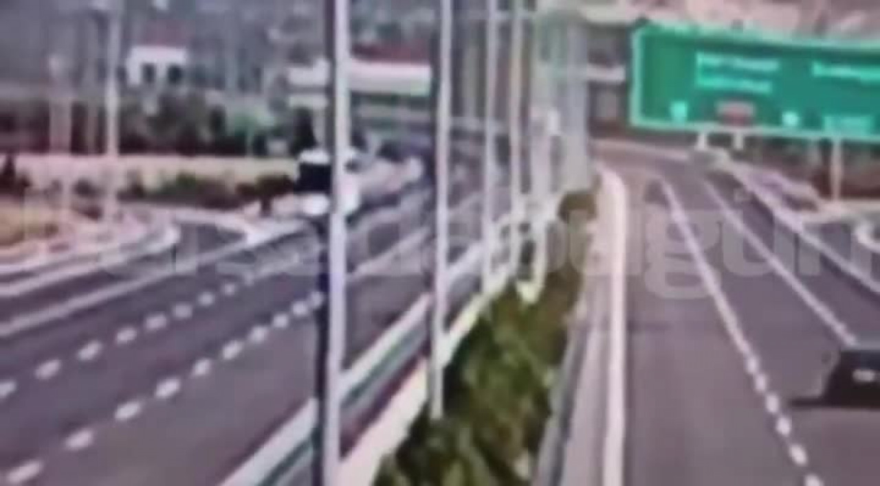 Bursa'dan hareket eden otobüsün kaza anı ortaya çıktı!