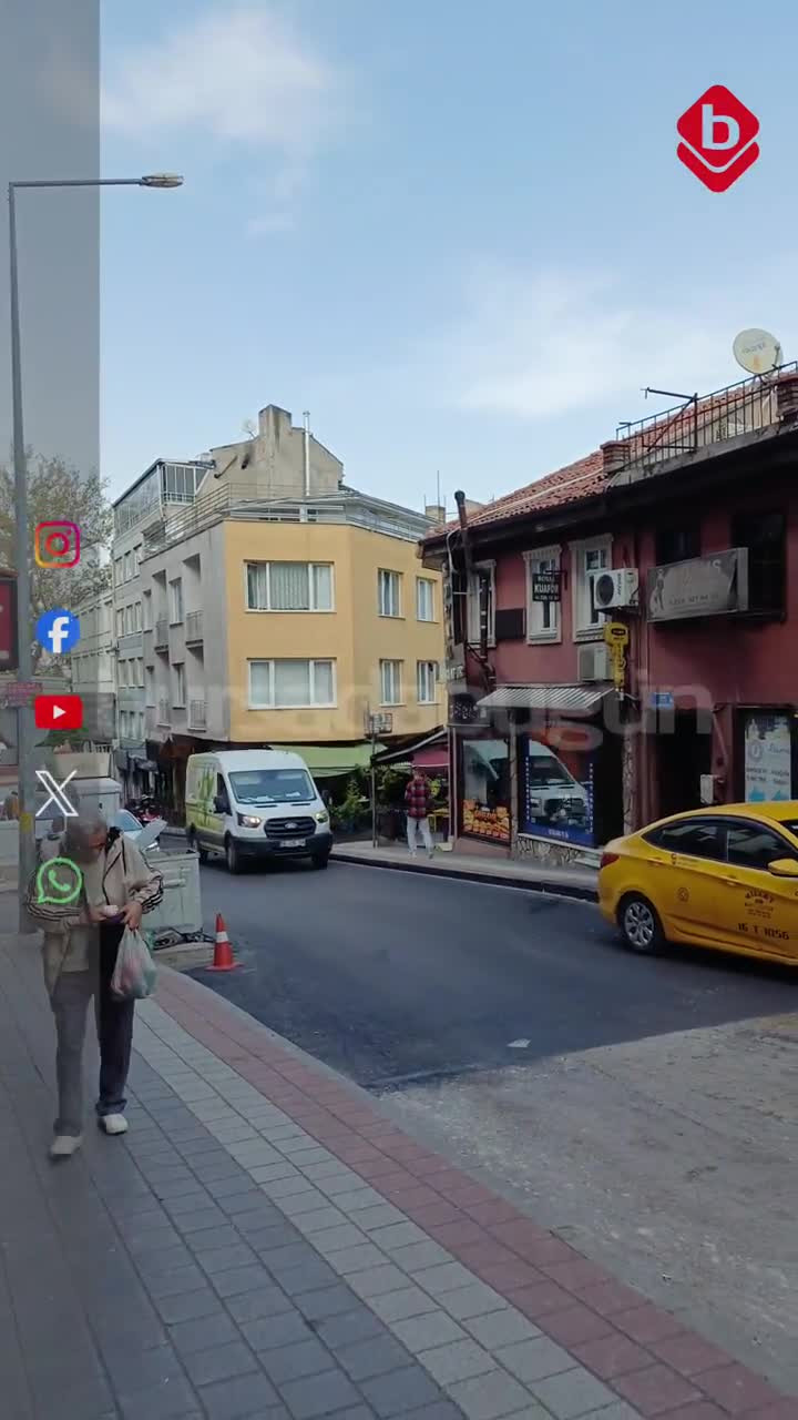Bursa'da o caddeye sessiz asfalt döküldü