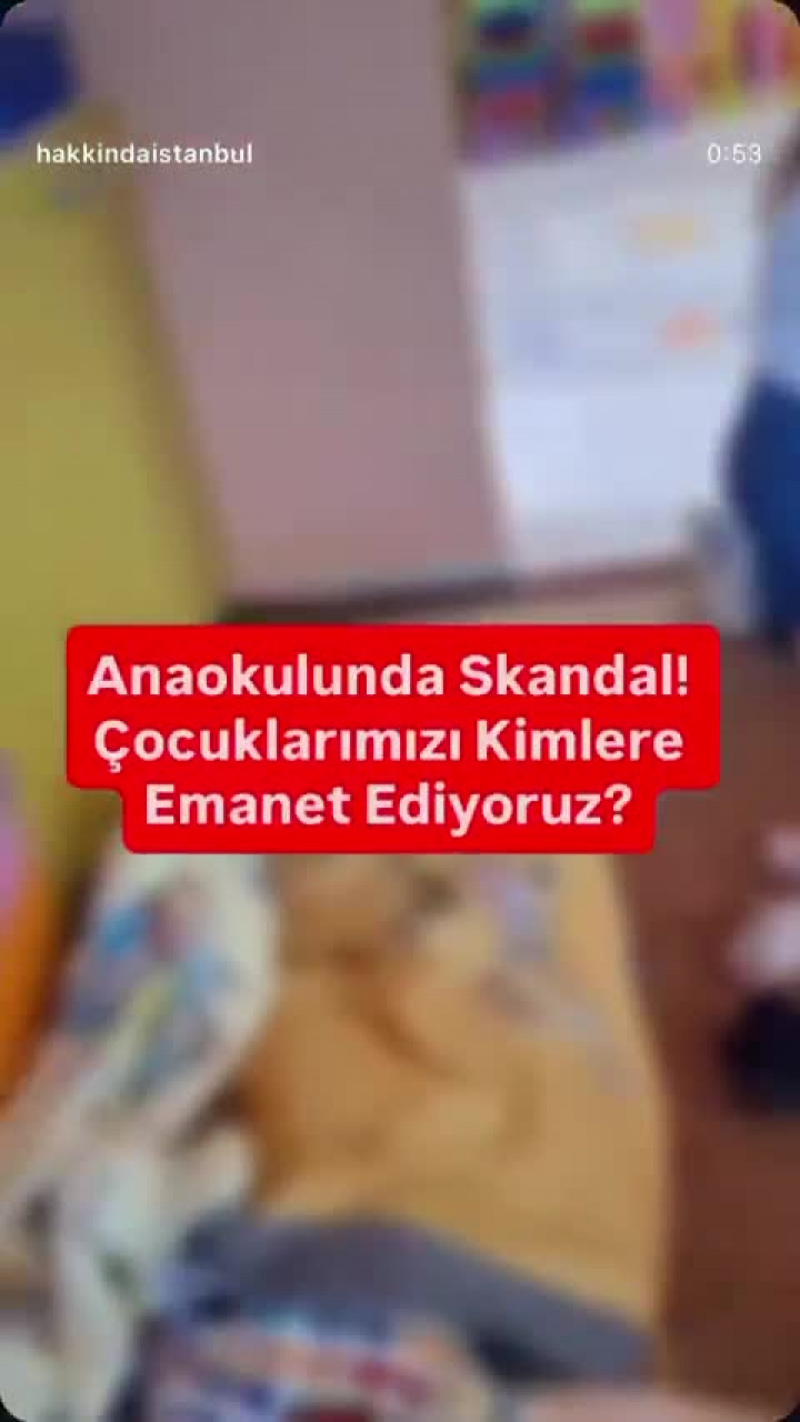 Anaokulunda 5 yaşındaki çocuğa şiddet kamerada! Ağlayarak annesini istediği anlar yürek dağladı