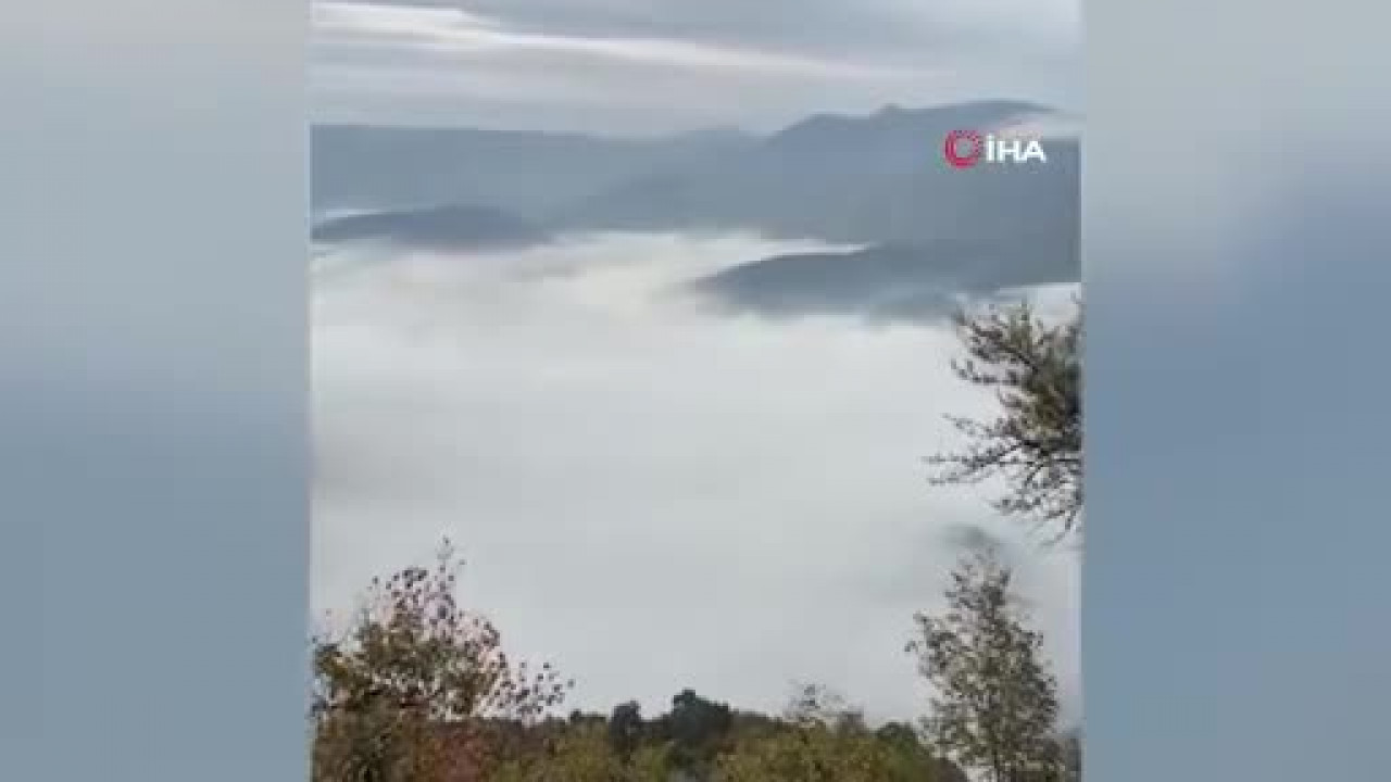 Karabük'te bulut denizi hayran bıraktı