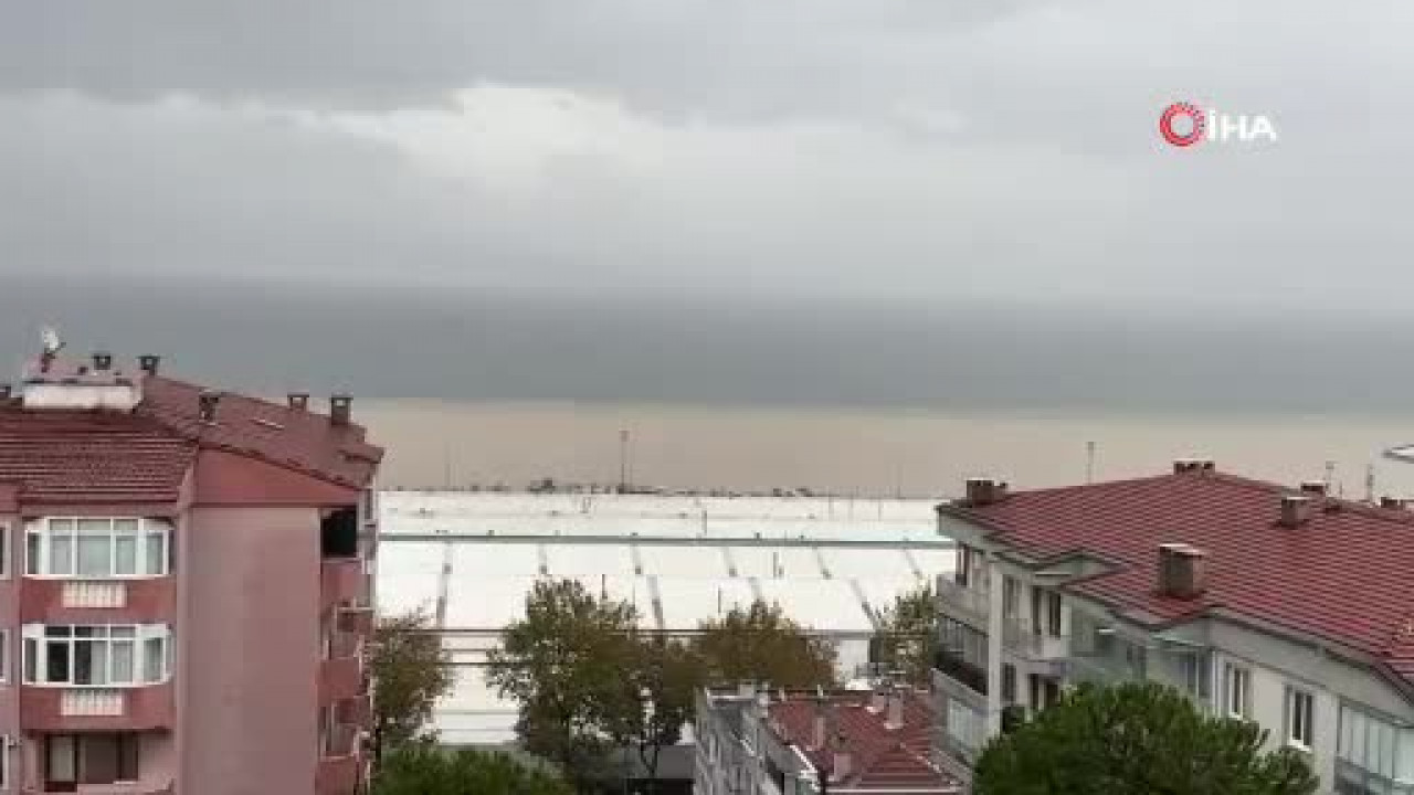 Bursa'da yağış sonrası denizin rengi değişti! Çamurlu sular Marmara'ya ulaştı