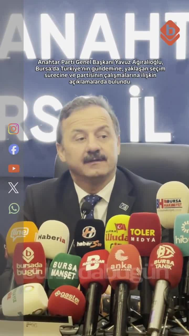 Yavuz Ağıralioğlu Bursa'dan seslendi: "2002'ye benzer fırtına geliyor!"