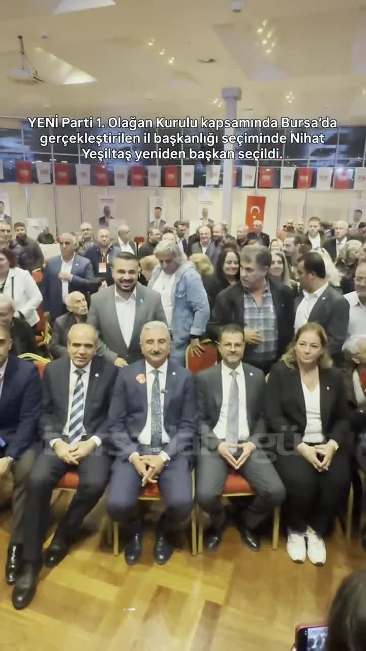 YENİ Parti Bursa'da Yeşiltaş güven tazeledi!