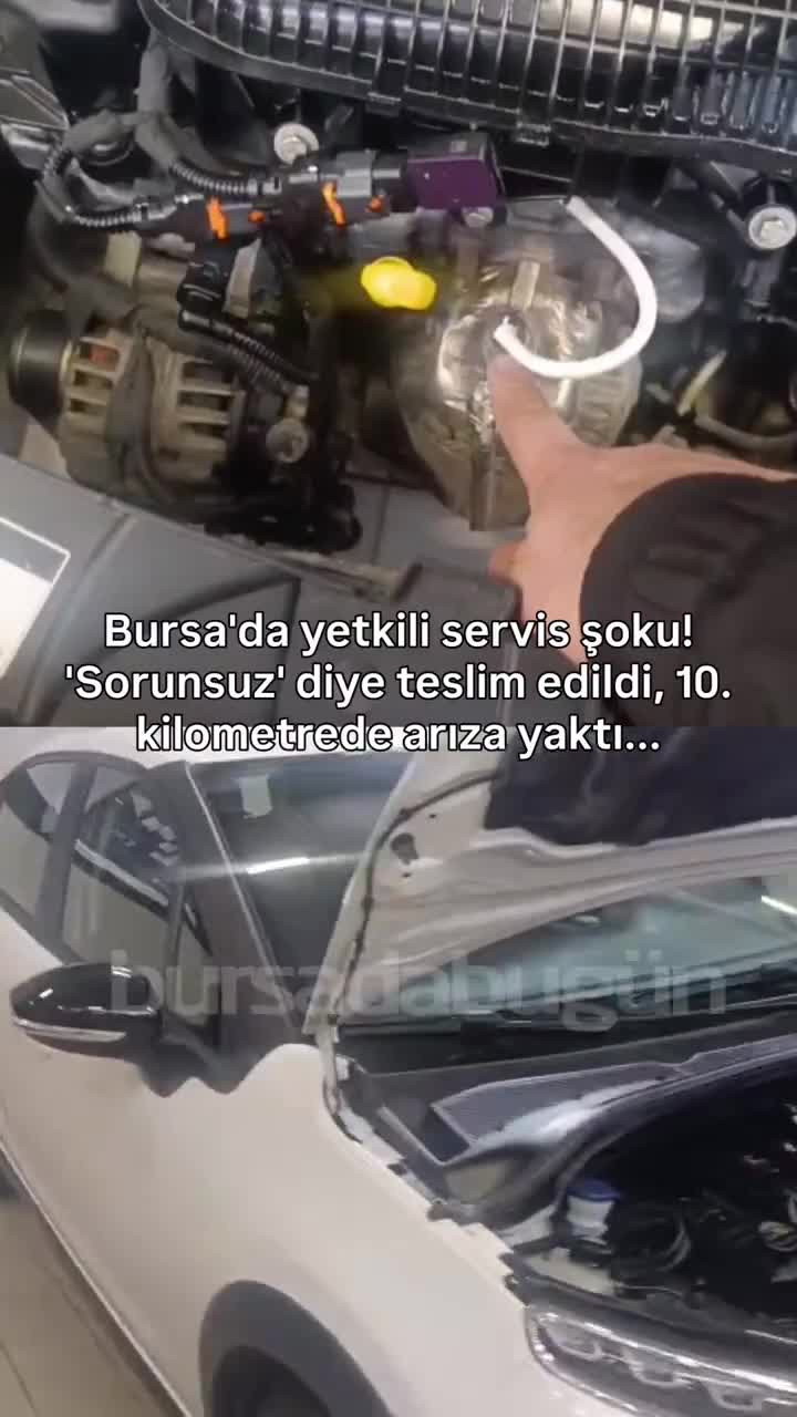 Bursa'da yetkili servis şoku! 'Sorunsuz' diye teslim edildi, 10. kilometrede arıza yaktı...