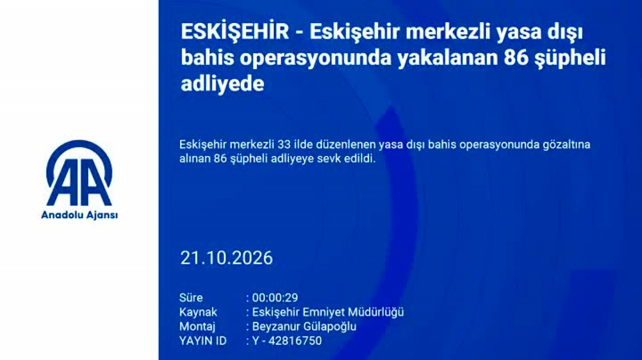 Bursa dahil 33 ilde yasa dışı bahis operasyonu! 7,1 milyar TL'lik işlem