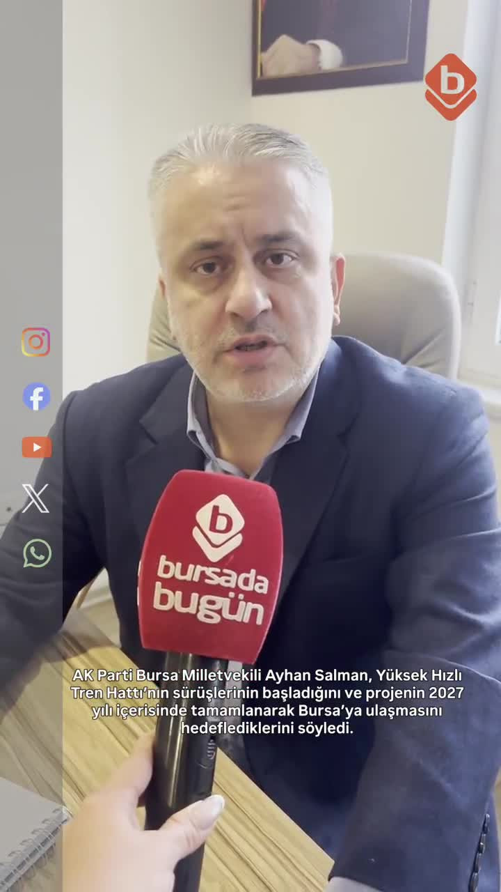 Bursa hızlı trene ne zaman kavuşacak? Milletvekili Salman açıkladı